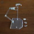 Action Figure Display Base Assembly Clear Adjustable Animation Doll Stand. 