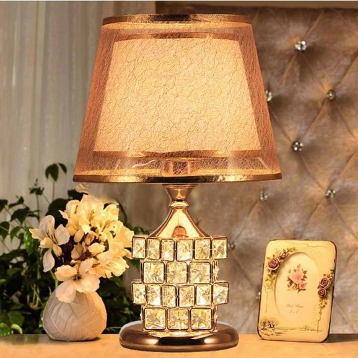 LukLoy European-style Bedroom Bedside Table Lamp