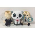 Plush Toy World cute boss baby toy Gifts Parent-child Interaction safety--Black. 