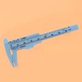 Portable 80mm Plastic Eyebrow Measuring Vernier Caliper Tattoo Microblading Caliper Ruler Permanent Makeup Measurement Tools. 