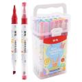 M&G Dualtip Kids Marker Pack of 12/24/36/48 Colours sets washable waterbase markers Best quality chisel tip and fine tip. 