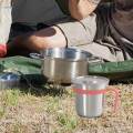 Camping Cup Tea Cup Portable with Lid Camping Mug 448ml Capacity Metal Cups Stainless Steel Coffee Mug for Backpacking Travel Touring Hiking. 