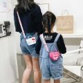 Barbie Kawaii Girls Coin Purse Anime Cartoon Fashion Love Pink Silicone Shoulder Messenger Bag Children Students Pouch Gifts Toy. 