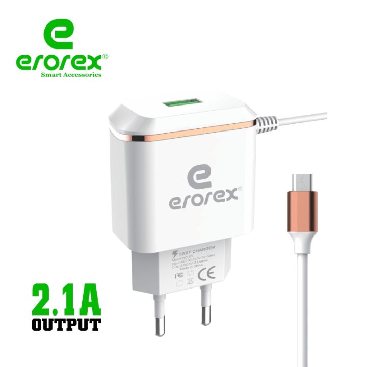 Erorex%20High%20Quality%20-%20Fast%20charger%202.1%20Ampere%20with%20Single%20usb%20port%20%7C%20Model%20RC-05%20-%20Image%202