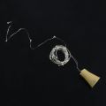 1PCS Solar 2M Cork Shaped 20 LED Night Fairy String Light Warm White. 