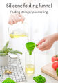 [High quality] Folding Foldable Funnel Hopper Collapsible oil funnel. 