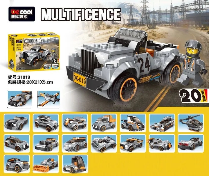 Architect%20Multificence%20Super%20Wilderness%20Pursuit%20Car%20Lego%20building%20blocks%20233+pcs%2020%20model%2031019%20-%20Image%204