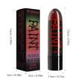 Halloween Matte Lipstick Dark Black Vampire Olive Green Creative Halloween Makeup Face Body Painting. 