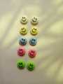 Multicolor Smiley Emoji for Refrigerator, Sticky Notes, whiteboard, photos, hanging notes | Beautiful and fashionable can be Used For Multipurpose |  5 different colors with 10 pieces. 
