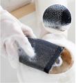 2/4Pcs Stainless Steel Wire Sponge Wipe Double Side Pot Cleaning Cloth Reusable Non-stick Oil Dishrag Household Kitchen Dishcloth. 