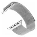 Silver | Apple Watch Milanese Magnetic Loop Strap | Stainless Steel Band | 42mm / 44mm / 45mm. 