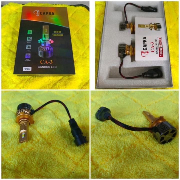 LED Headlamp ,Headlight and Fog Light 2pcs CAPRA Canbus LED 100W Written 10000 LM 6 Month Warranty