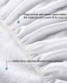 Terry Double/King Water Proof Mattress Protector Cover Fitted Sheet 72X78+12  Net Skirt Round Lastic. 