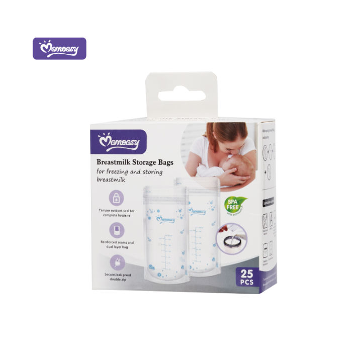 Momeasy Milk Storage Bags -25pcs 200ml / 7oz