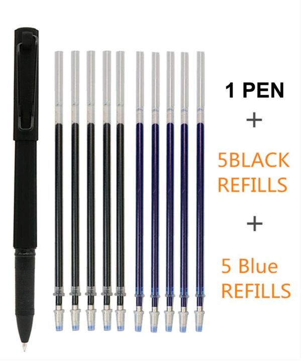 Matte Black 0.7mm Gel pen Business senior signature pen