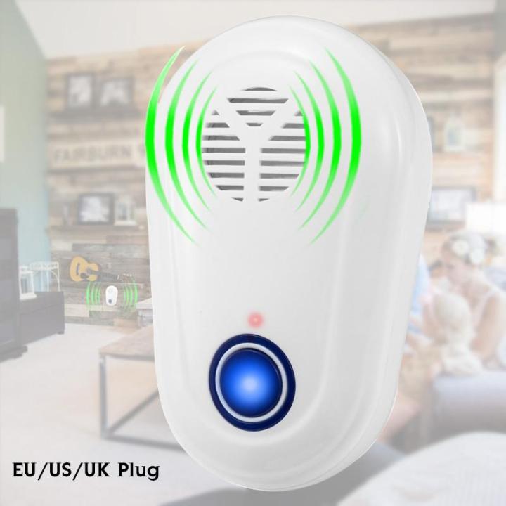Insect Mosquito Repeller UltrasonicRepeller Electronic EU/US/UK Plug Black White - Aesthetic rules