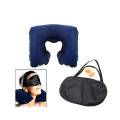 3 in 1 Travel Set-Air Neck Pillow -Eye Mask -Ear Plug. 