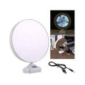 3 in 1 Magic Mirror LED Photo Frame With LED Light Round Shape Imported Quality With Your Picture Display  (Mirror+Photo frame+ LED Light ). 