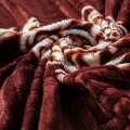 Khan Tex Dreamy Fluff Fleece Blanket Set. 
