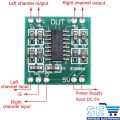 Pack of 5 PAM8403 3W+3W Class D Stereo Audio Amplifier Board Module. 