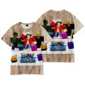 Blox Fruits Short Sleeve T-shirt Children's Wear Print Kawaii Cartoon Birthday Gift For Girls Kids Boys Children's Clothing. 
