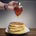 Honey Chocolate Maple Syrup Dispenser Distributor Press Type Syrup Viscous Liquid Squeezer Juice Bottle Extrude for Home and Restaurant - Transparent 200 ml. 