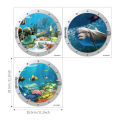 Bathroom Wall Stickers 3 Pcs Ocean Animal Wall Stickers Waterproof Anti-slip Self-adhesive Decals for Bedroom Bathroom Buyer's Choice Kids Tub Decals. 