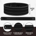 Weight Lifting Lever Leather Gym Belt - 10mm Powerlifting Lever Belt for Men & Women - Lower Back Support Weightlifting Belt for Powerlifting, Deadlifts, Squats. 