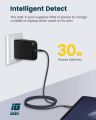 RAMPOW 38W Dual Port Type C Wall Charger. 
