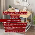 Functional Home Office and Writing Table for Office Professionals and Students,  College and School tables, Students study purpose table, Training and conference room tables, laboratories use MDF wood tables, Modern Work Desk with Open Shelf. 