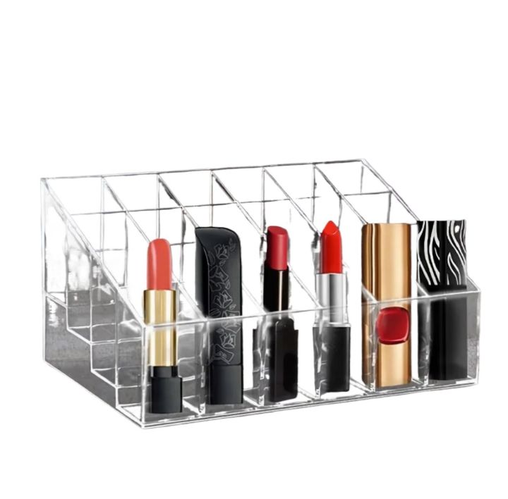 24 Grid Acrylic Lipstick Organizer