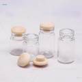4x 1/12 Dollhosue Miniature Glass Jars Model Small Glass Bottles Life. 