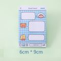 1 Book of 80 Pink Girls  Cute Sticky Notes Creative Office Stationery Message Notes. 