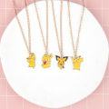 Japanese Style Cute Cartoon Pikachu Pendant Necklaces for Women Men Personality Hip-hop Necklace Jewelry Gifts. 