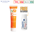 Wisdom Therapeutics C Cream l For Men & Women l Skin Nourishing Countians Vitamin C  brightens the Skin Tone & Reduces Signs of Aging and Dark Spots l For All Skin Types l 30gm. 