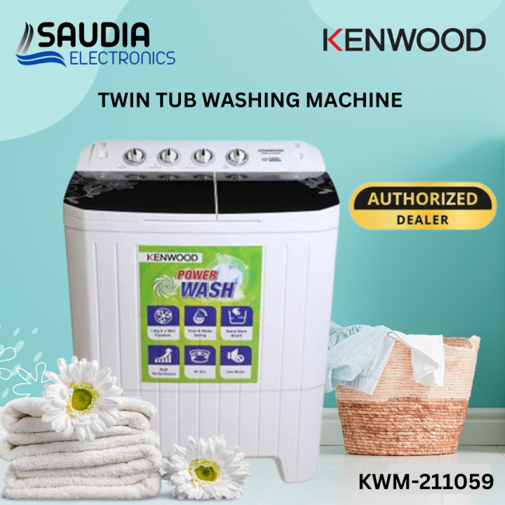 Kenwood 10Kg Washing Machine Glass Top New Model KWM-211059