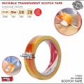 Scotch Tape, 50 Yards Transparent Tape For Office & Home Use, Heavy Duty Tapes Designed For Packing, Repairing, Shipping & Mailing, Guaranteed to Stay Sealed, Invisible Clear Tape 1 inches. 