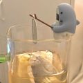 Reusable Silicone Tea Infuser Creative Shark Shaped Funny Herbal Tea Bag Coffee Filter Diffuser Strainer Tea Accessories. 