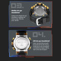 STRYVE Sports Electronic Luminous Colorful Waterproof Multifunctional Student Men's Fashion Watch LY212. 