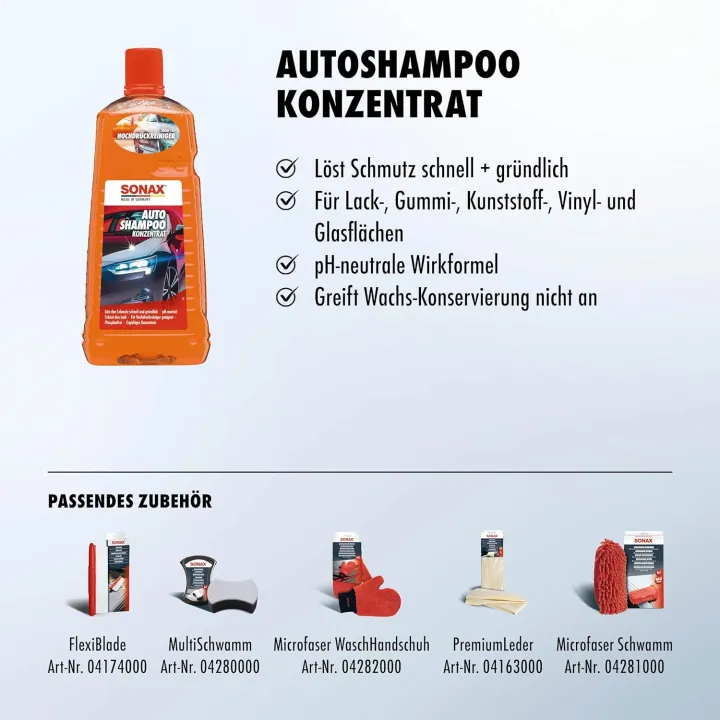 SONAX%20Auto%20Shampoo%20Car%20Shampoo%20Concentrate,%202%20L%20for%20Cars%20-%20Image%204