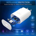 Original 25W Super Fast Charger PD Quick Charging | Super Fast Charger with Dual Type C Cable | Compatible 25W Samsung Charger | 25W PD Travel Adapter with Type C to Type C Cable | 25W PD Super Fast Charging Adapter Compatible for Samsung Galaxy Devices. 