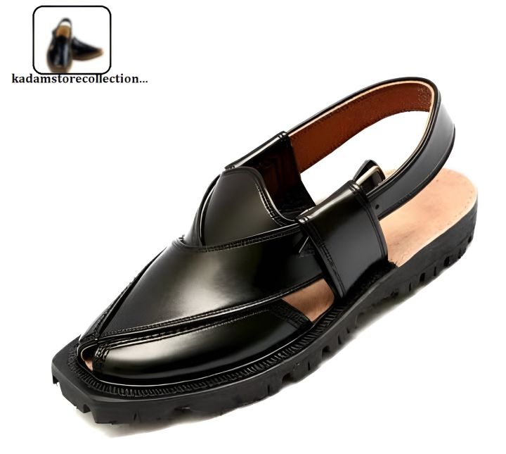 Norozi chappal Rear Tire Sole Peshawari chappal for men