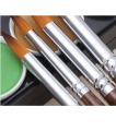 BN-8004 13 pcs long round handle pointed shape artistic acrylic painting brush set. 