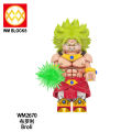 WM6177 Dragon ball Anime Block Toys Figure Son Goku Vegeta Piccolo Burdock Building Block Mini Toy. 