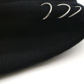 Unisex Metal Ring Knitted Beanie Hat Winter Warm Skull Cap. 
