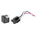 【Footprint】 FUYU Waterproof Automotive Relay 12V 5Pin 40A Car Relay 12V 5Pin With Relay Socket. 