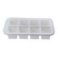 Big Size Ice Cubes Silicone Tray 8 Cavity. 