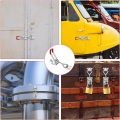 Adjustable Toggle Latch Clamps Heavy Duty Quick Release Hasp Latch with Lock Hole for Gate, Cabinet Door, Box Case, Industrial Equipment and More. 3 Sizes Available.. 
