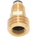 Propane Gas Adapter Converts POL LP Tank Service Valve to QCC1/Type1- Old to New. 