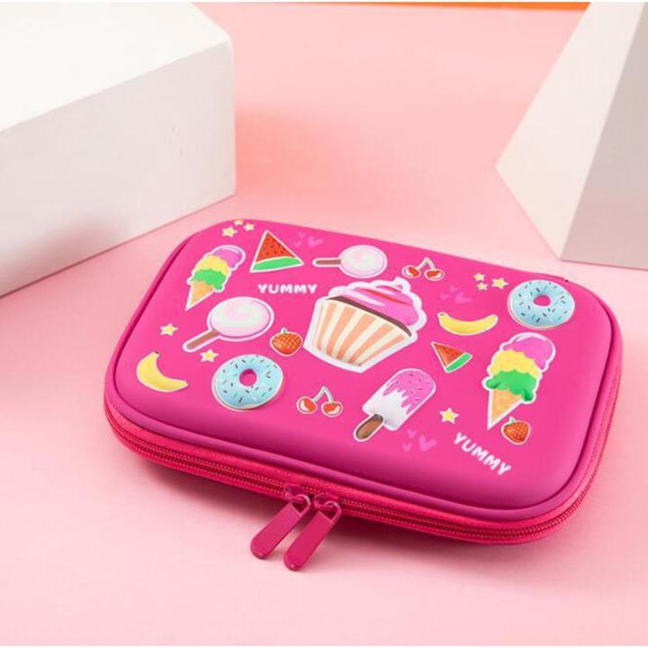 Smiggle pencil case 3D Eva Smiggle pencil box children's cartoon pencil case stationery box pencil case